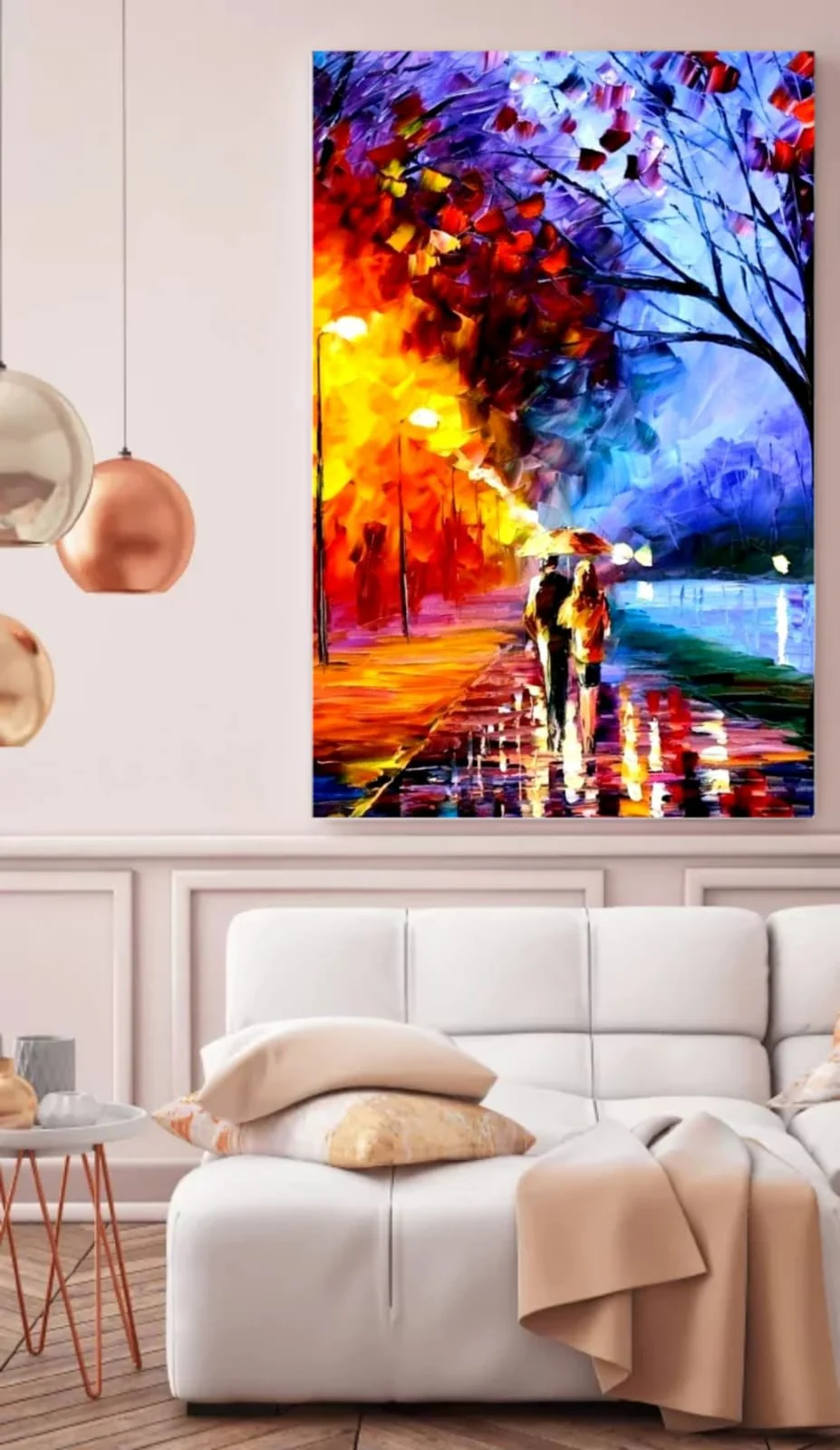 Modern Abstract Canvas Wall Art �C Digital Print �C Ready-to-Hang Home & Office Decor