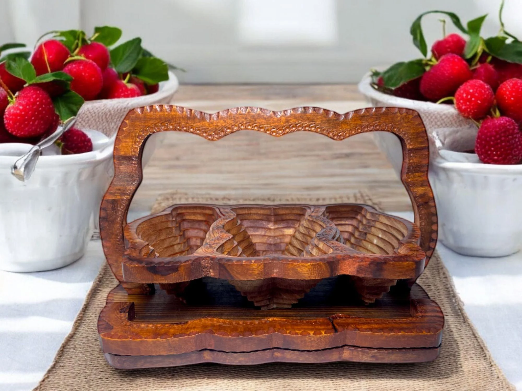 Triangular Shape Foldable Basket