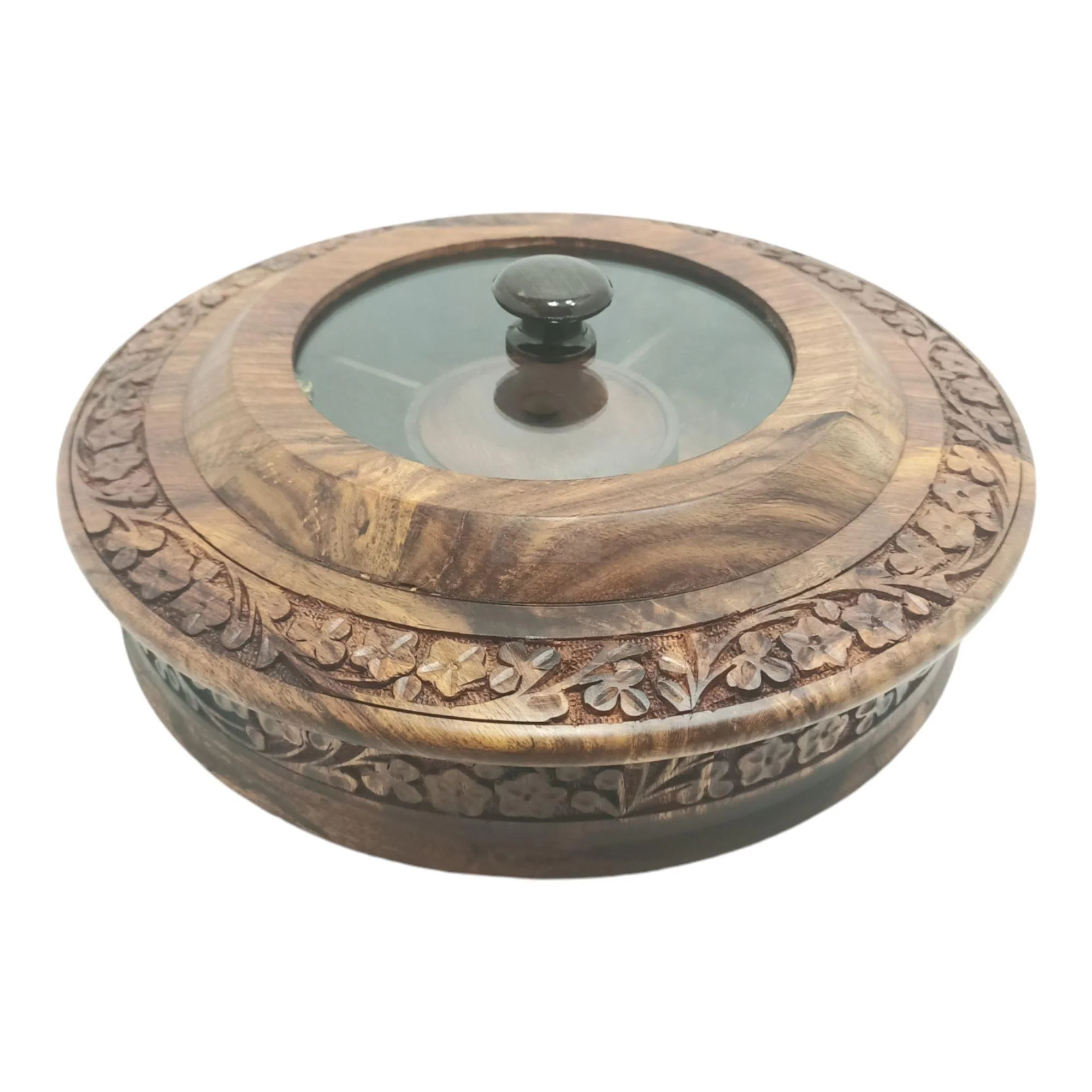 Sheesham Handcrafted Dry Fruits Tray