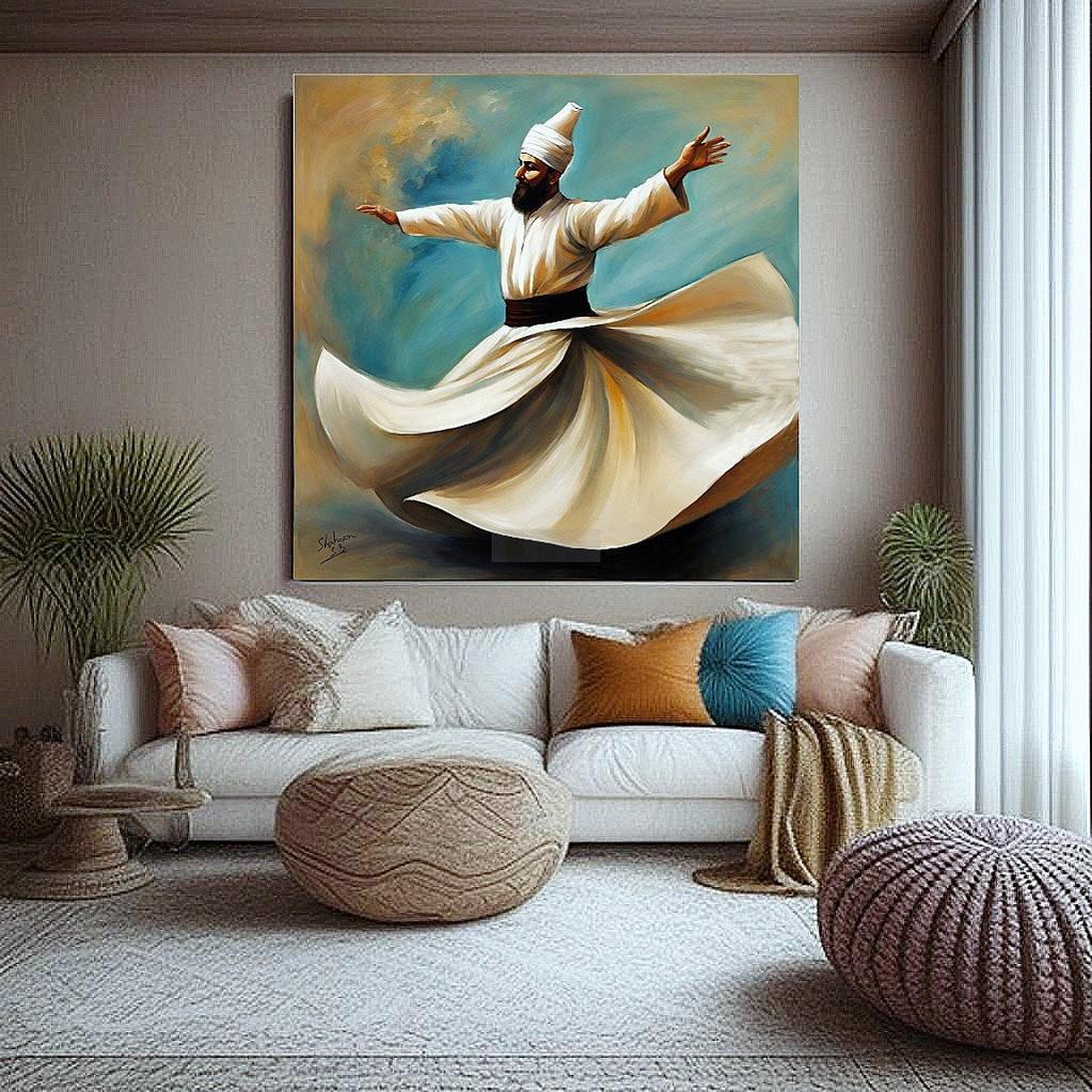 Sufism | Handmade Painting | Home Decor | Wall Decor