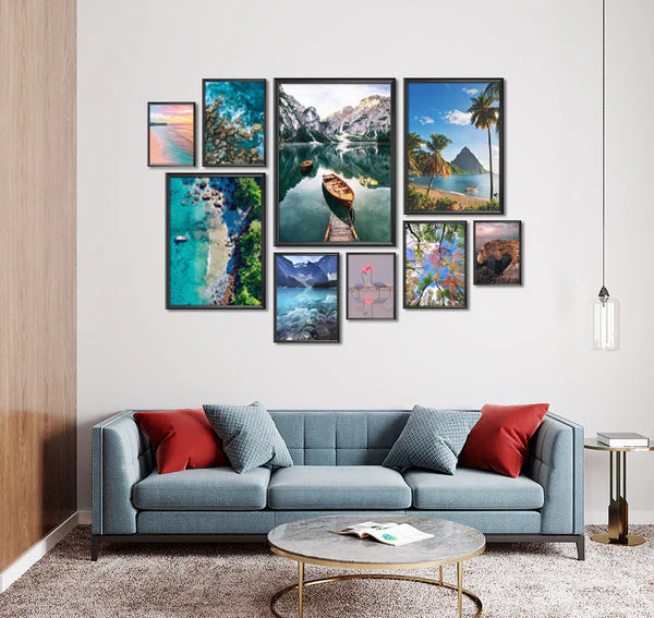 The Breathtaking Beauty of Nature (9 Panel) Nature Wall Art