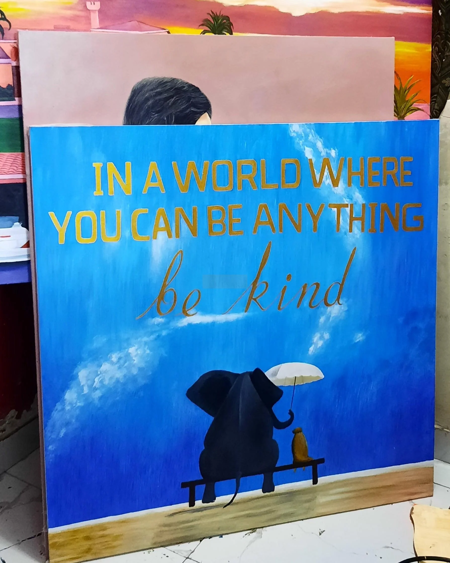 Motivational Quote Wall Art || Handmade Painting | Home Decor | Wall Decor