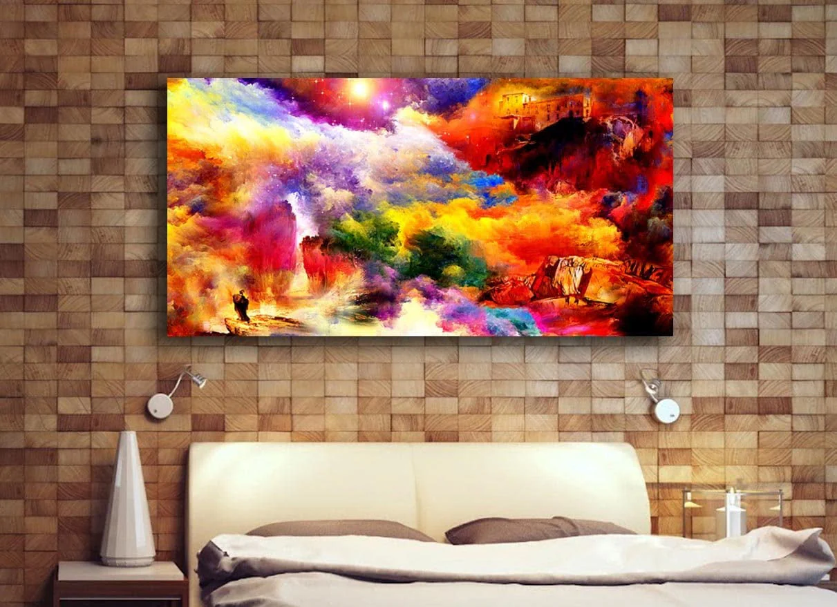 Modern Abstract Canvas Wall Art �C Digital Print �C Ready-to-Hang Home & Office Decor