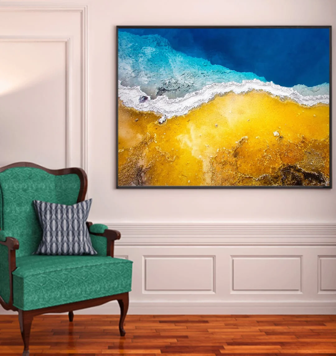 Modern Abstract Canvas Wall Art �C  Digital Print �C Ready-to-Hang Contemporary Home Decor