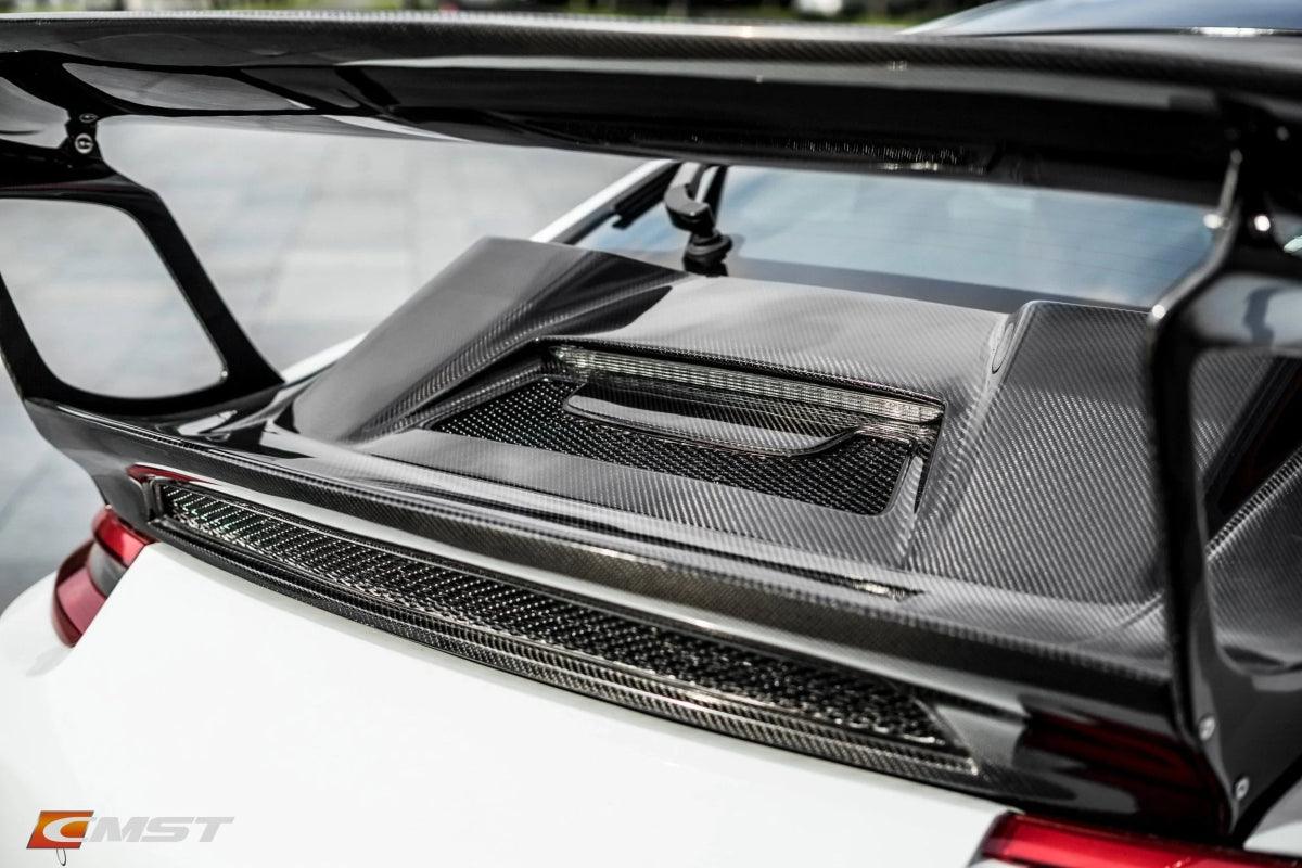 CMST Tuning GT2RS Rear Trunk Deck Lid & Wing for Porsche 991 991.1 991.2 Base/S/T/4S/GTS/Turbo S Coupe Carbon Fiber/FRP