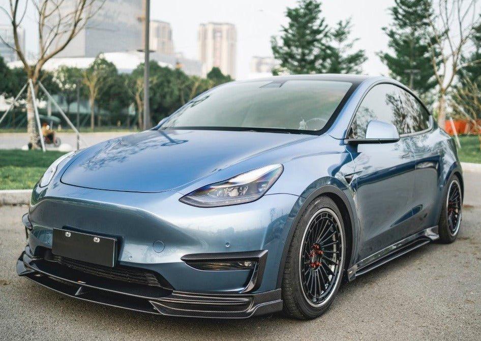 CMST Tuning V3 Front Lip Splitter for Tesla Performance AWD Long Range RWD Model Y Carbon Fiber/FRP