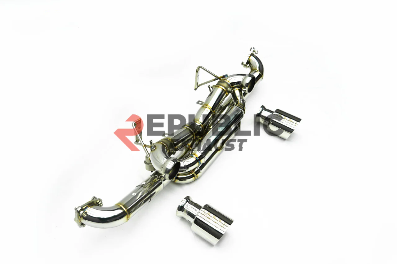Republic Exhaust Axle-back Exhaust with Valve for Porsche 718 Cayman GT4RS Spyder RS 2023-ON Titanium/Stainless Steel