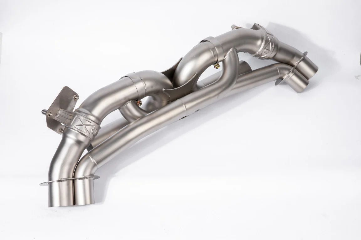 ArmorExtend Axle-back Exhaust with Valve for Porsche 911 992.1 2020-2024 & 992.2 Carerra 2025-ON Stainless Steel/Titanium