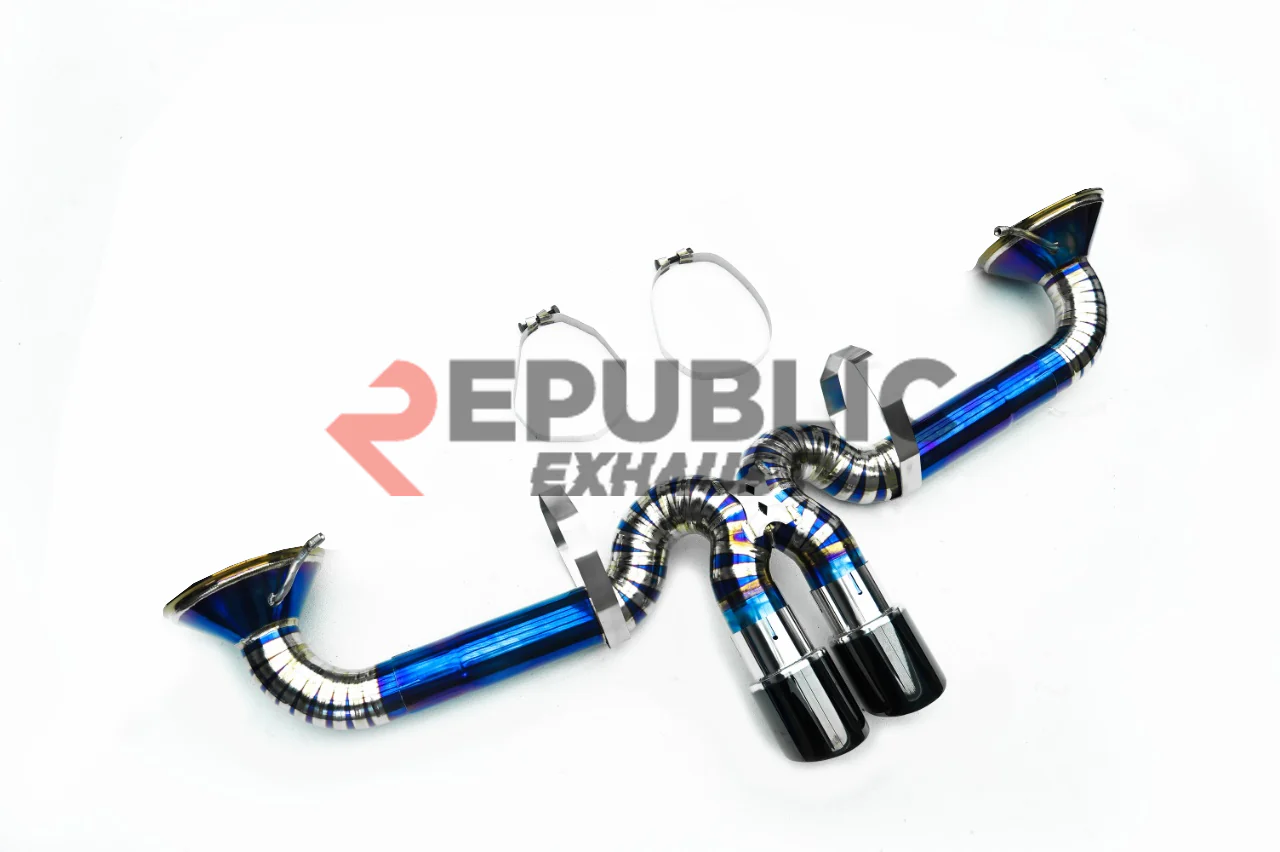 Republic Exhaust Axle-back Exhaust with Valve for Porsche 911 992.1 Carerra GT3 2020-2024 Titanium/Stainless Steel