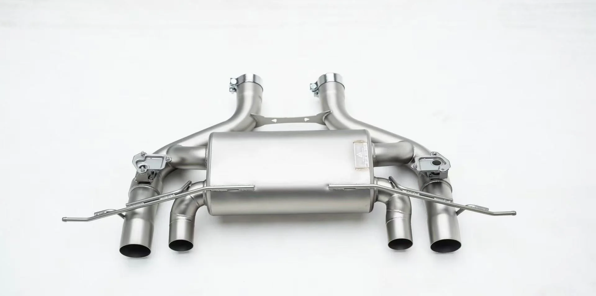 ArmorExtend Catback Exhaust Quad Exit Tips with Valve for BMW M3 G80 G81 & M4 G82 G83 2021-ON Stainless Steel/Titanium