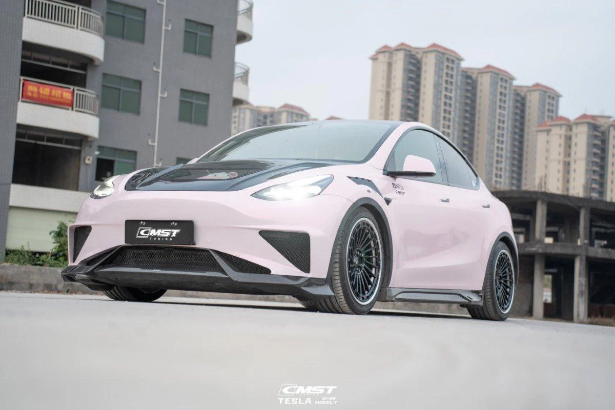 CMST Tuning V4 Side Skirts for Tesla Model Y Performance AWD Long Range RWD Carbon Fiber/FRP