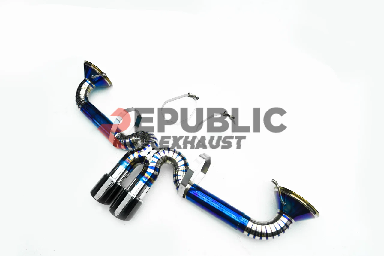 Republic Exhaust Axle-back Exhaust with Valve for Porsche 911 992.1 Carerra GT3 2020-2024 Titanium/Stainless Steel