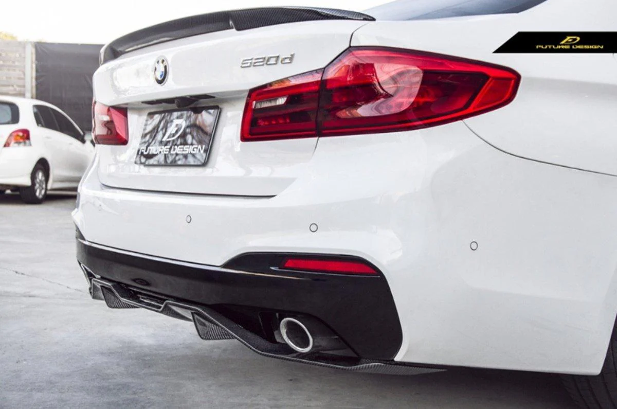 Future Design Carbon Fiber Rear Spoiler M Performance Style For BMW F90 M5 & 5 Series G30 530i 540i 2017-ON