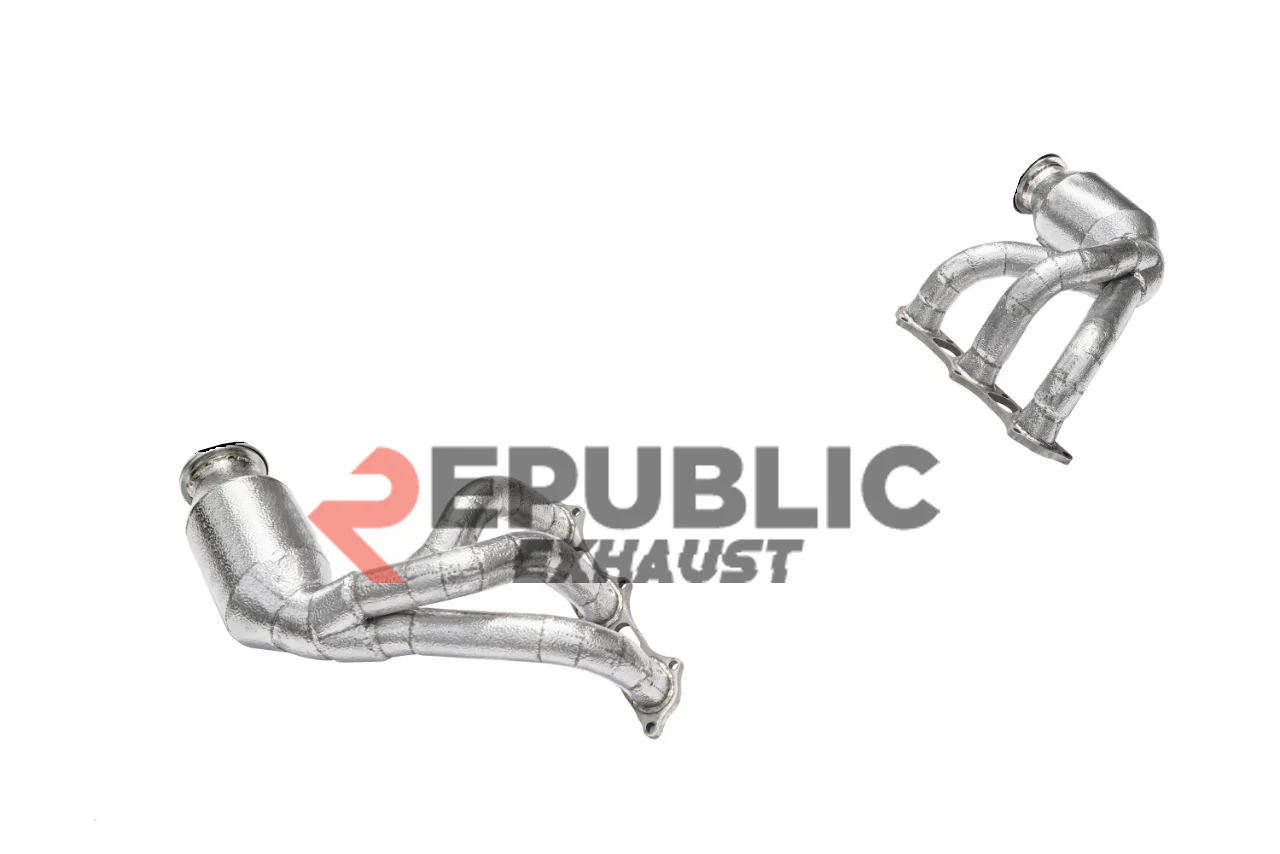 Republic Exhaust 100 & 200 & 300 CELL & Straight Pipe Headers for Porsche 911 991.1 GT3 GT3RS 2015-2016 Stainless Steel