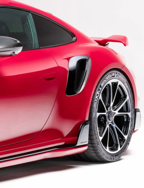 Aero Republic T-ART Style Side Air Intake for Porsche 911 992.1 Turbo/Turbo S 2020-2025 Dry Pre-preg Carbon Fiber
