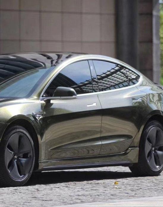 CMST Tuning V2 Side Skirts for Tesla Model 3 Performance/Base Long Range Carbon Fiber/FRP