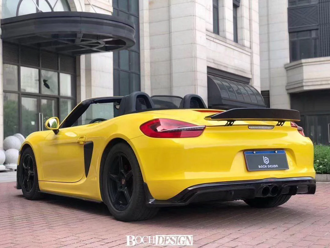 CMST Tuning Carbon Fiber Rear Spoiler for Porsche Boxster 981 2012-2015
