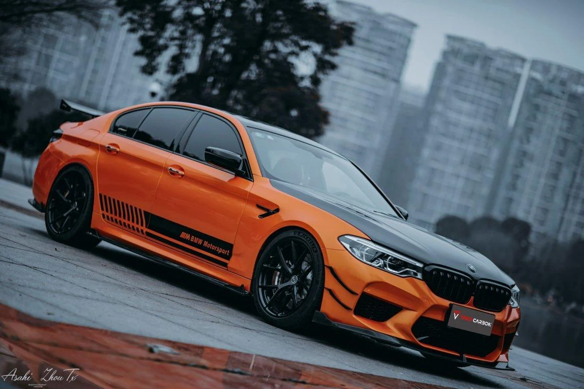 TAKD Carbon Front Canards for BMW M5 / M5C / M5CS F90 Pre-LCI 2018-2020 Carbon Fiber