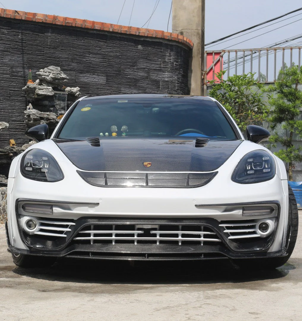Aero Republic MSRY Style Front Bumper for Porsche Panamera 971.1 & 971.2 Base/4/4S/GTS/Turbo/Turbo S 2017-2023 Carbon Fiber