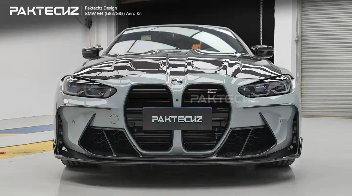 Paktechz Carbon Fiber Double-sided Hood Bonnet For BMW M3 G80 M4 G82 G83 2021-ON