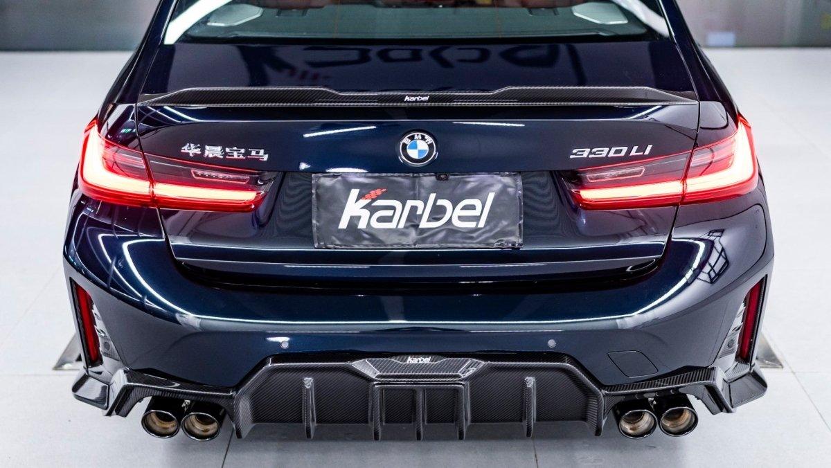 Karbel Carbon V2 Rear Spoiler for BMW M3 G80 & 3 Series 330i M340i G20 Sedan Carbon Fiber