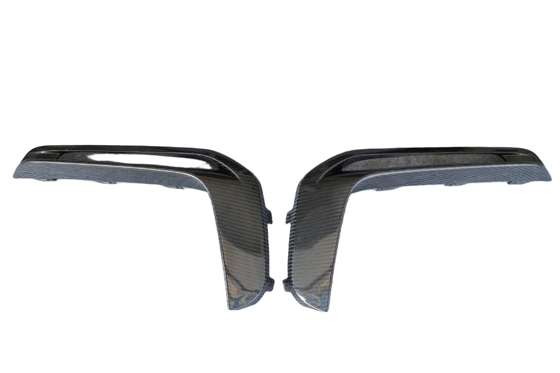 DuPont Tech Upper Valances for GT4 GT4RS Spyder Conversion Style Conversion Style Front Bumper Dry Pre-preg Carbon Fiber