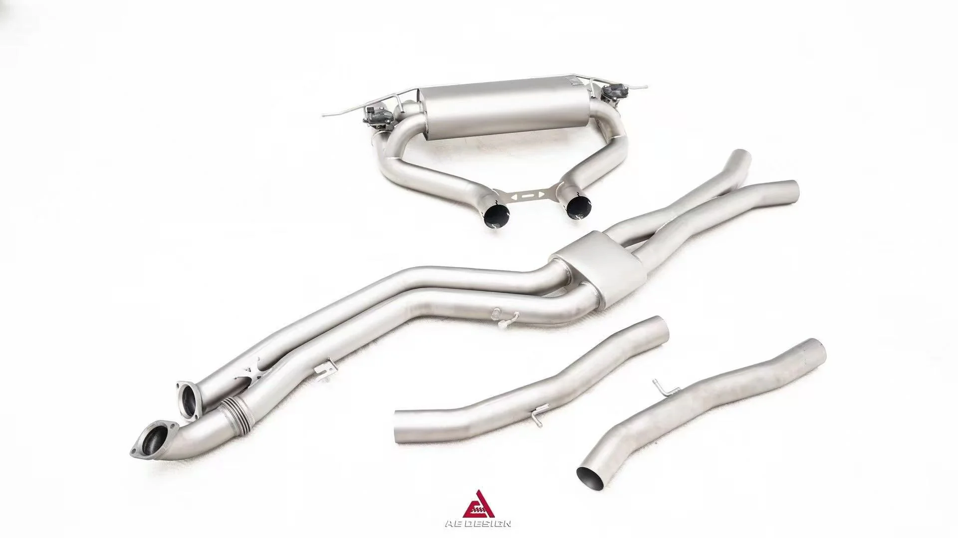 ArmorExtend GT4 Style Catback Exhaust with Valve for BMW M2C G87 2023-ON Stainless Steel/Titanium
