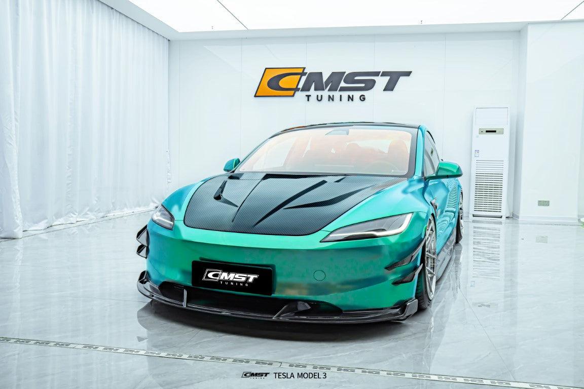 CMST Tuning V1 Hood for Tesla Model 3 Highland / Performance FRP / Carbon Fiber