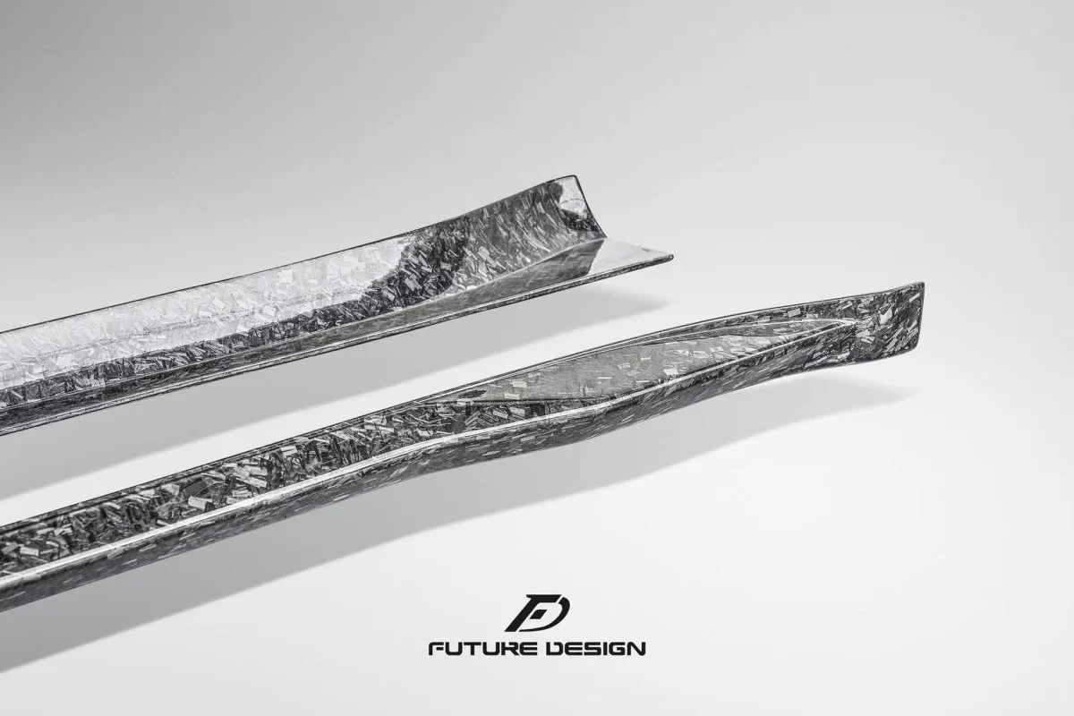 Future Design Carbon Fiber SIDE SKIRTS for Porsche 992 Carrera & 4 & S & 4S