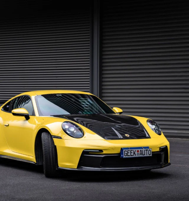 Dupont Tech GT3 Conversion Style Front Bumper & Trims for Porsche 911 992.1 992.2 Carerra S Targa 4 4S S GTS GT3 Turbo PP Polypropylene/Dry Carbon Fiber