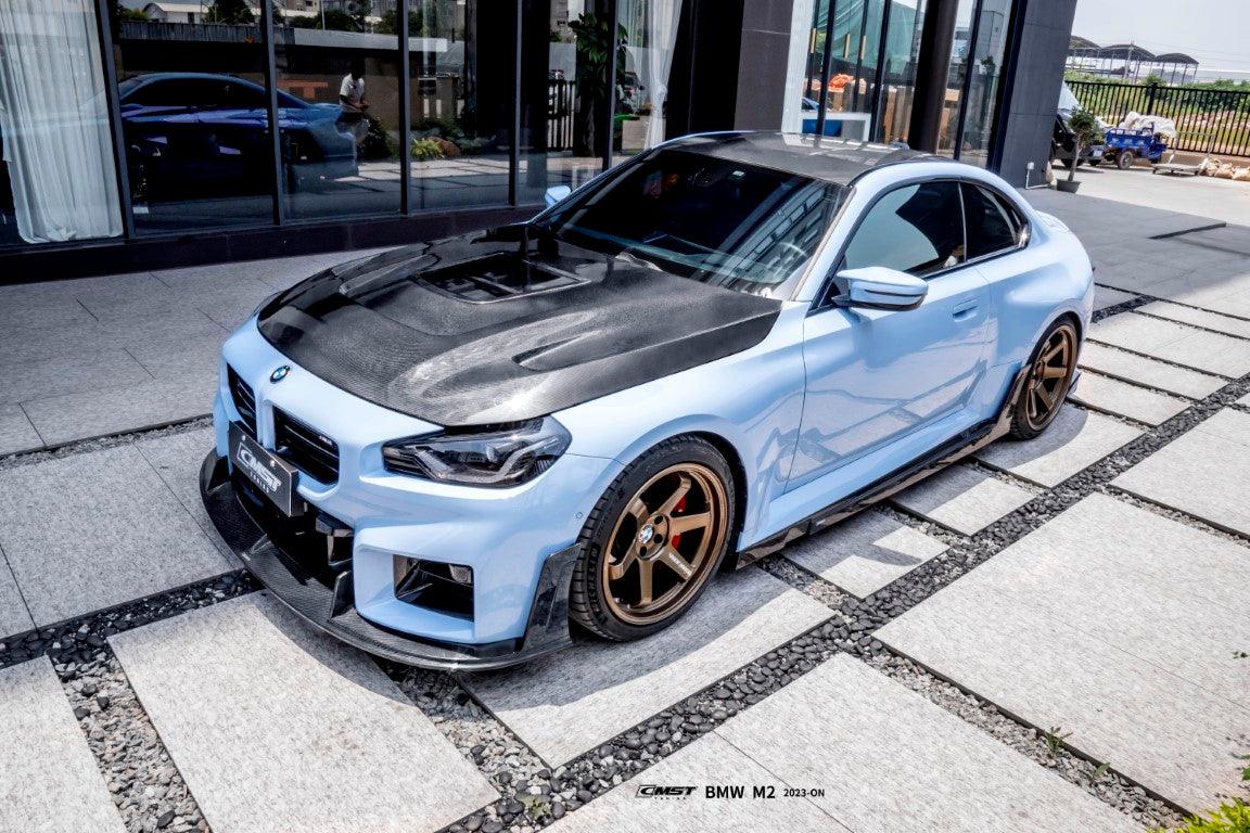 CMST Tuning V1 Tempered Clearview Glass Hood for BMW M2 / M2C G87 & 2 Series M240 230 G42 FRP / Carbon Fiber
