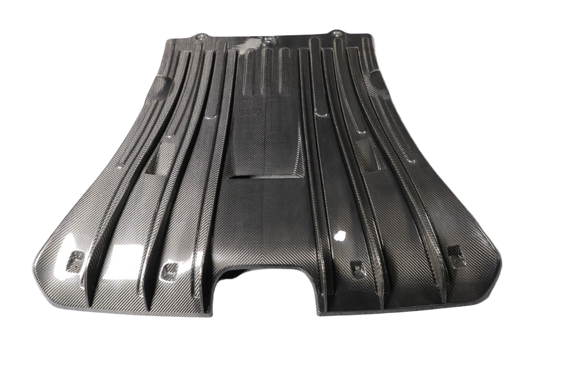 DuPont Tech Rear Diffuser for GT3 Conversion Style Rear Bumper Dry Pre-preg Carbon Fiber