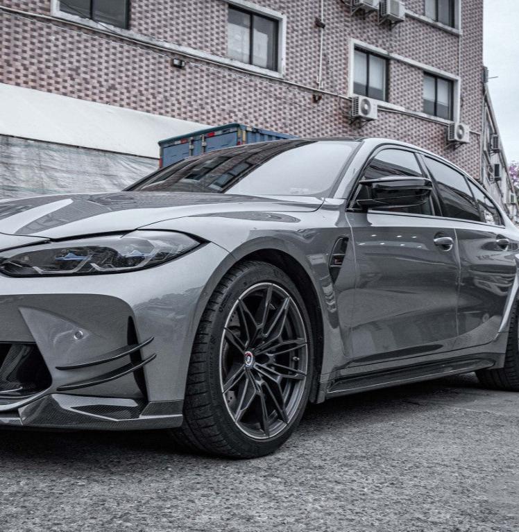 Aero Republic AC Style Front Canards for BMW M3/C/CS G80/81 & M4/C/CS G82/83 Carbon Fiber