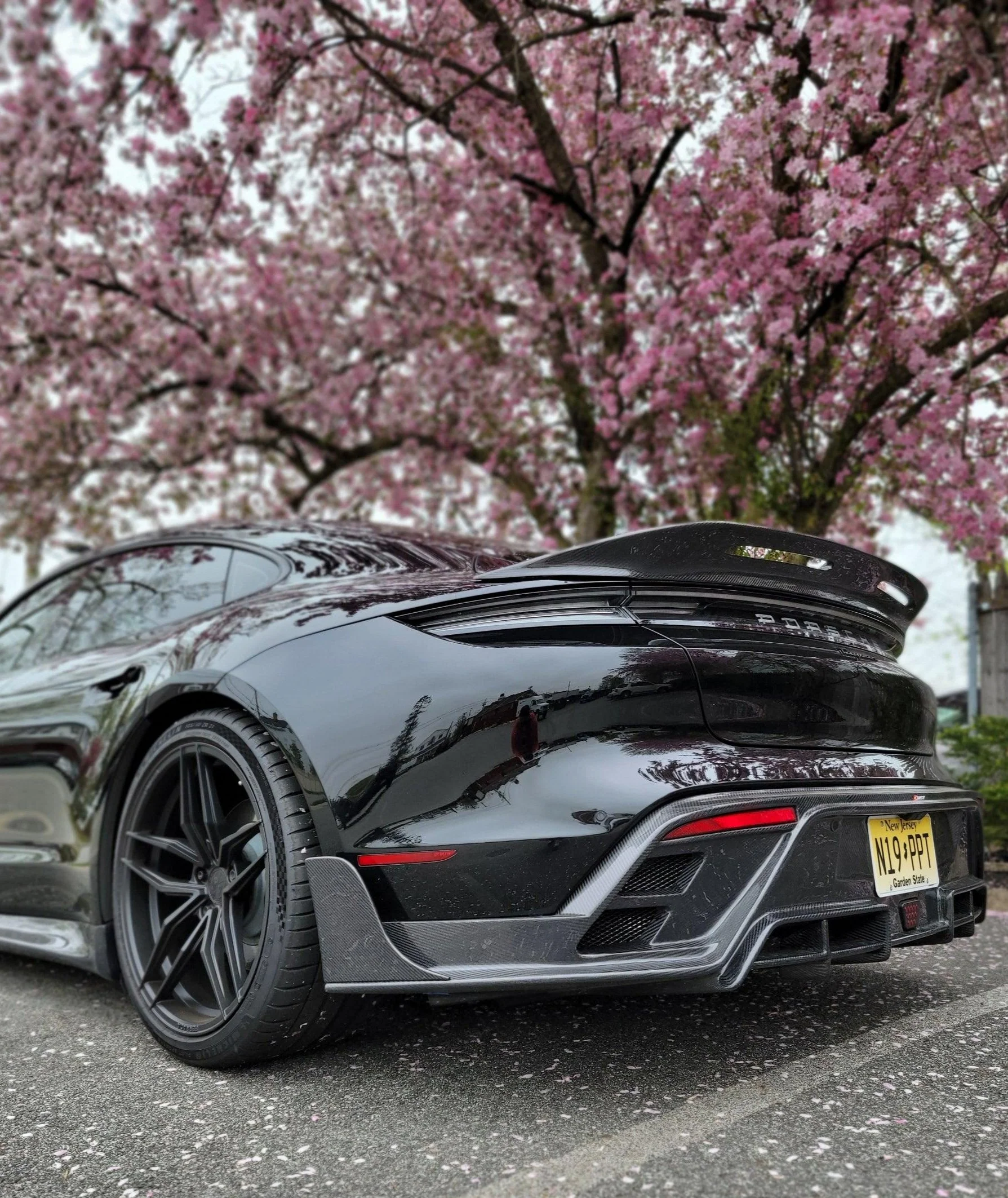 CMST Tuning Rear Diffuser for Porsche Taycan 9J1 Turismo RWD/4S/GTS/Turbo/Turbo S Carbon Fiber / FRP