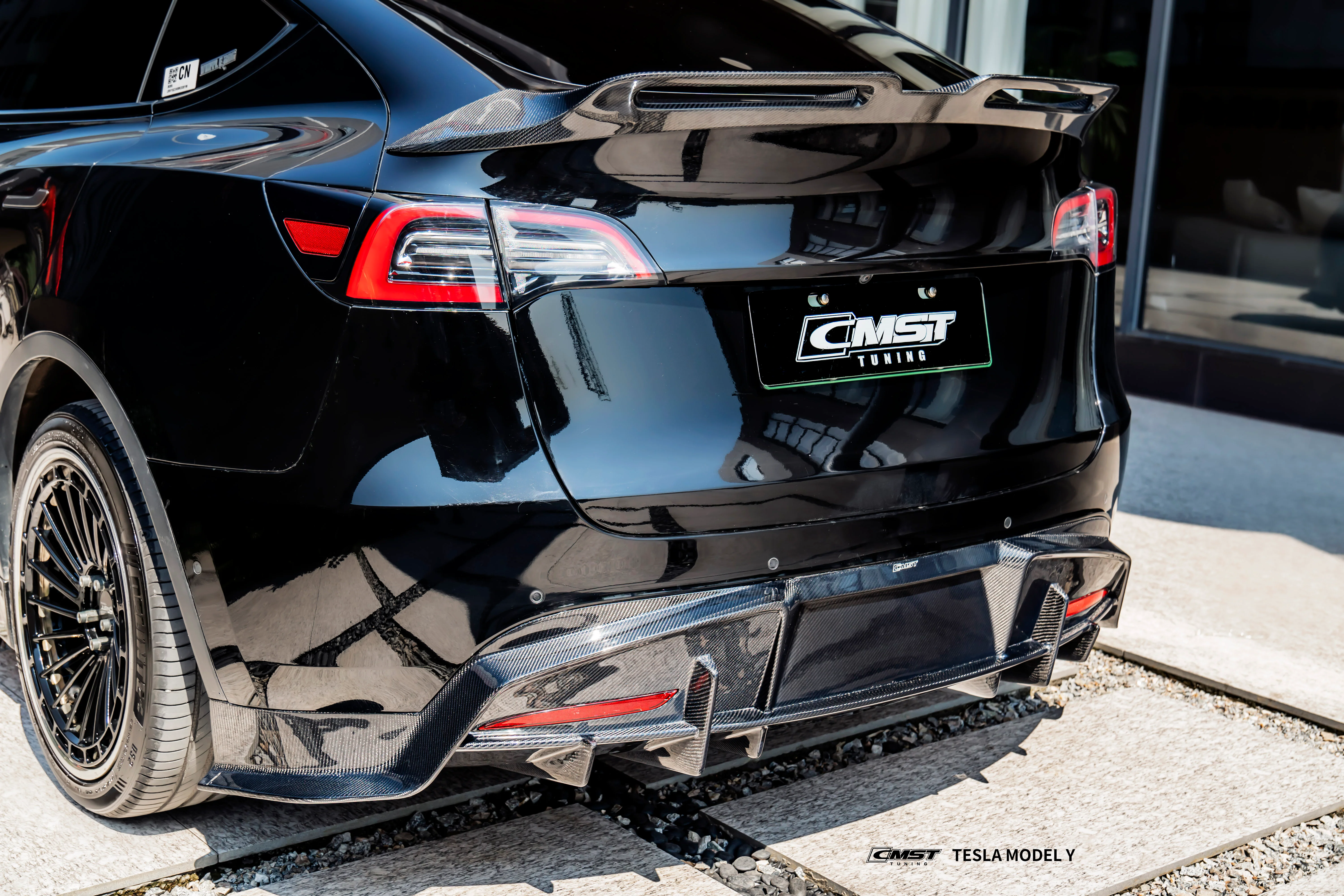 CMST Tuning Rear Diffuser for Tesla Model Y Performance AWD Long Range RWD Standard Carbon Fiber/FRP