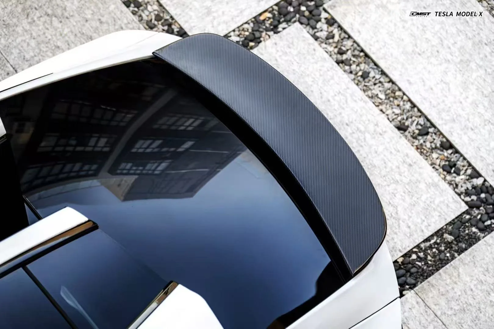 CMST Tuning Carbon Fiber Rear Spoiler for Tesla Model X 2022-ON
