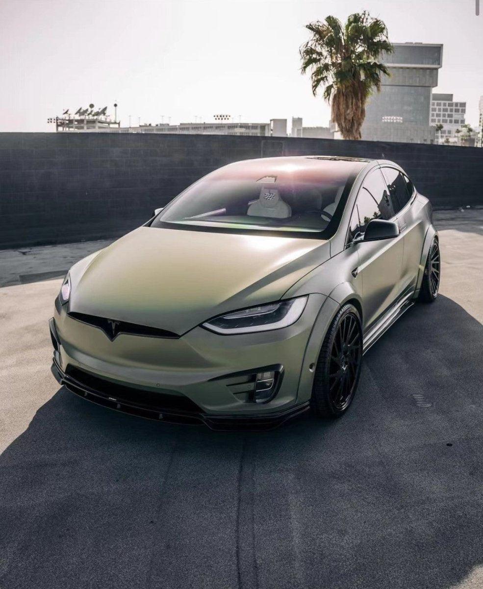 CMST Tuning Front Lip Splitter for Tesla Model X P100D Performance/Base Carbon Fiber/FRP