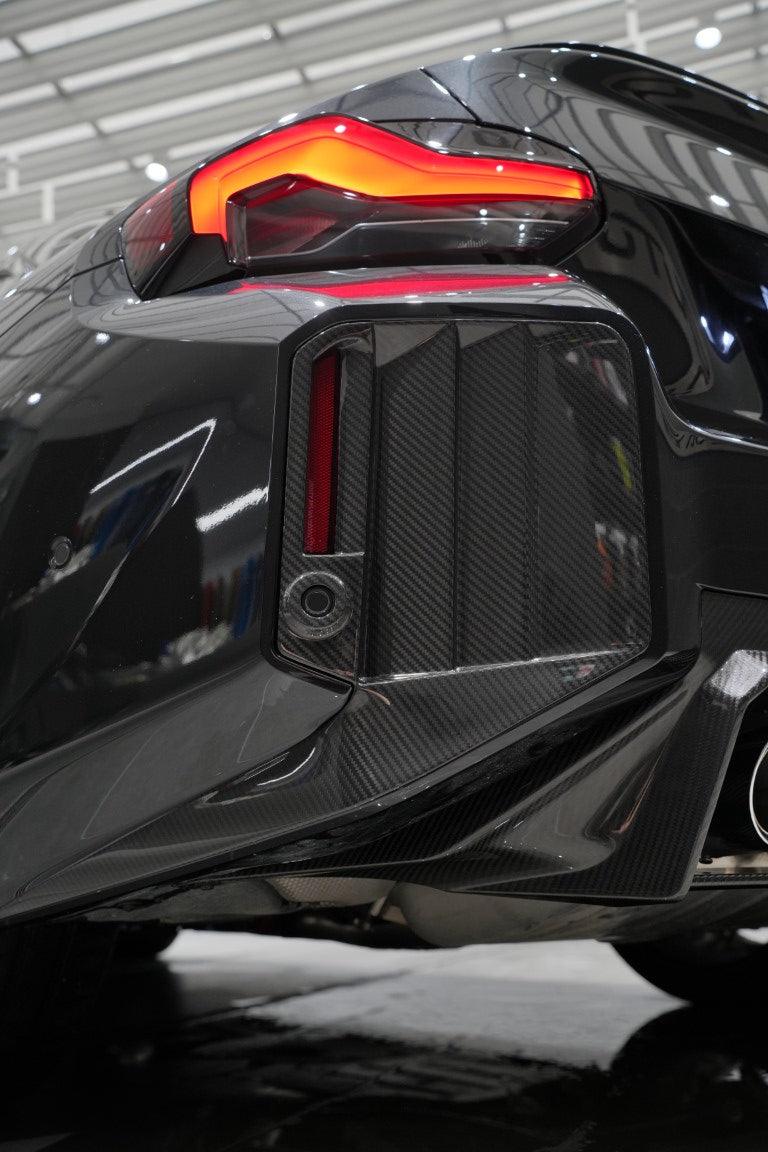 BCTXE Tuning Rear Bumper Upper Valences for BMW M2 / M2C G87 Carbon Fiber