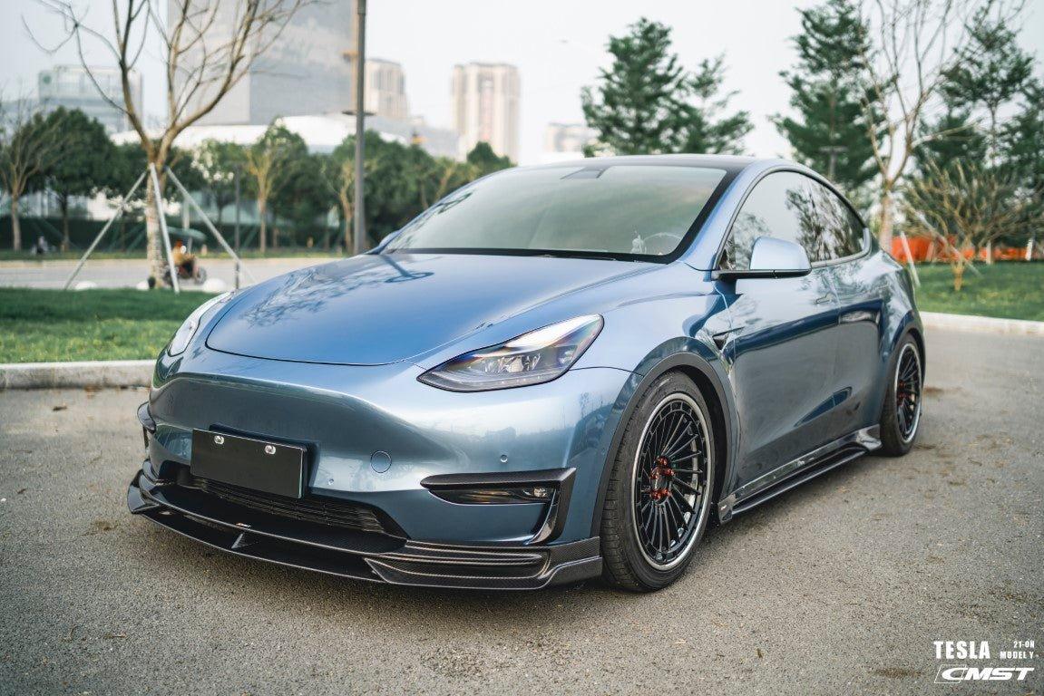 CMST Tuning V2 Upper Valences for Tesla Model Y Performance AWD Carbon Fiber/FRP