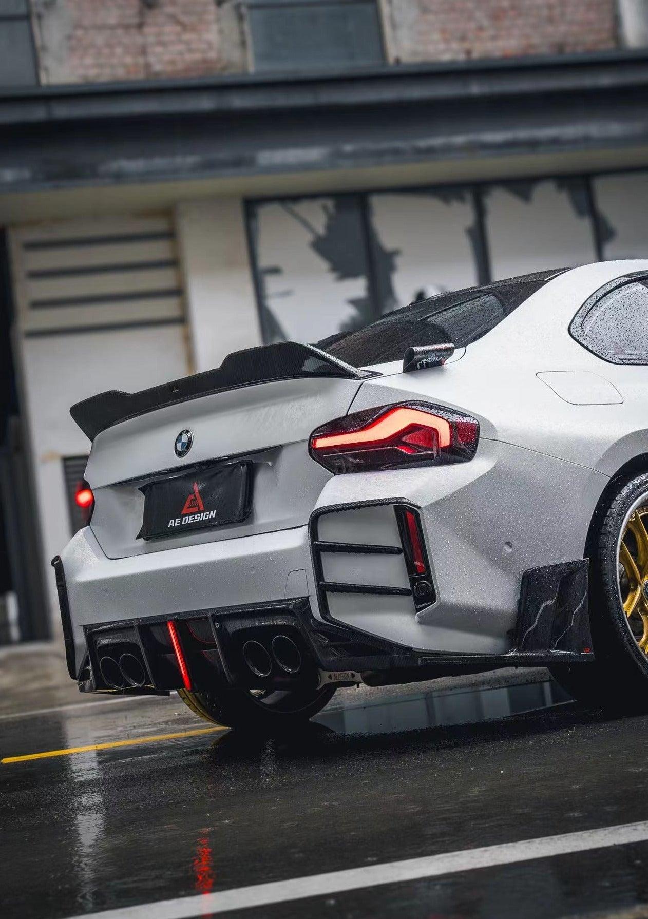 ArmorExtend V3 Rear Spoiler for BMW M2/C G87 & G42 M240i Coupe Pre-preg Carbon Fiber