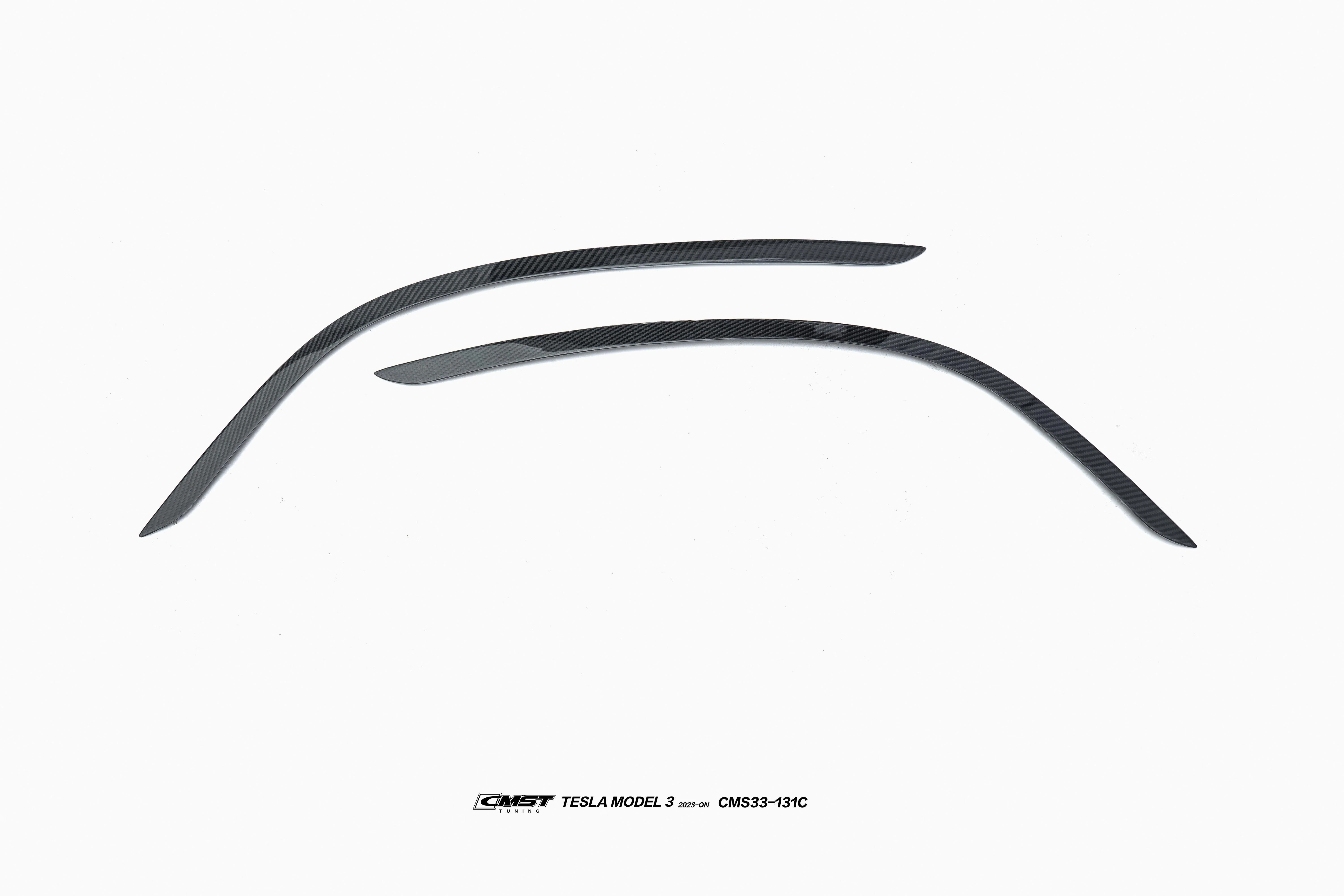 CMST Tuning Front Intake Vents Trim for Tesla Model 3 Highland Carbon Fiber