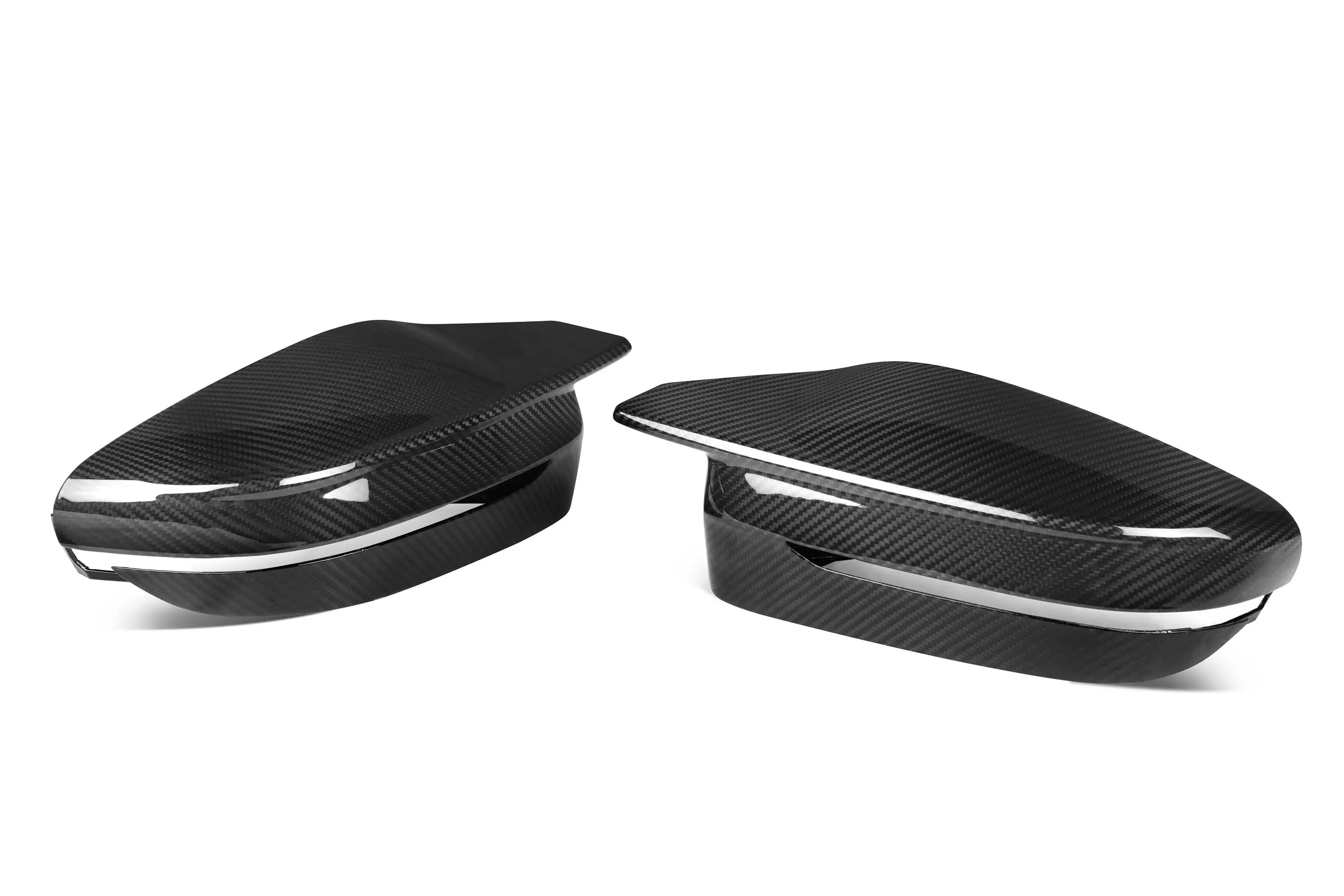 Aero Republic OE Style Replacement Mirror Caps for BMW M3 M4 G80 G81 G82 G83 RHD Dry Pre-preg Carbon Fiber
