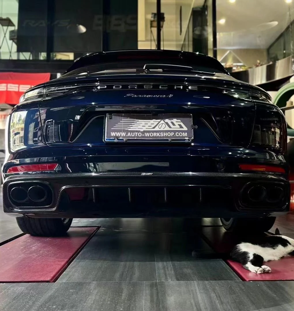 CMST Tuning V1 Rear Diffuser for Porsche Panamera 971 971.1/2 GTS/Turbo S Carbon Fiber/FRP