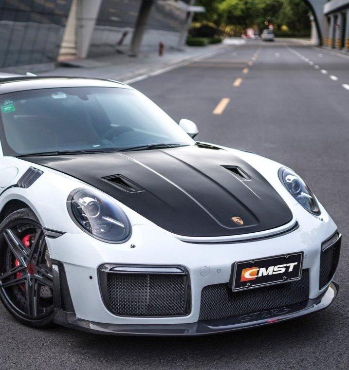 CMST Tuning GT2RS Hood for Porsche 911 991 991.1 991.2 Cayman Boxster 981 718 Carbon Fiber/FRP