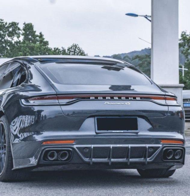 CMST Tuning V2 Rear Diffuser for Porsche Panamera 971 971.1 971.2 GTS/Turbo S Carbon Fiber/FRP