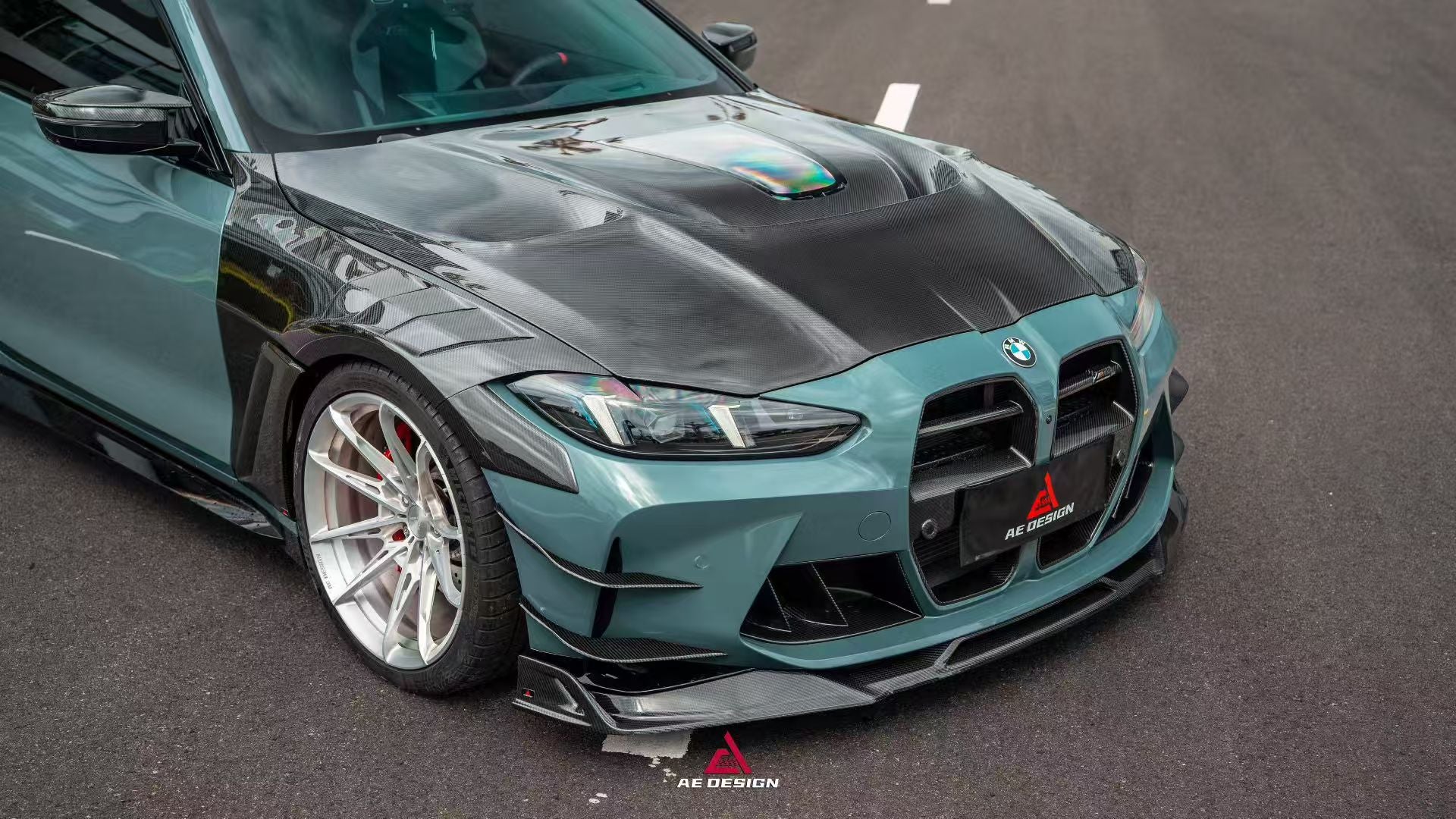 ArmorExtend ART Vented Transparent Glass V2 Hood for BMW M3/CS/C G80 G81 & M4/CSL/CS/C G82 G83 Dry Pre-preg Carbon Fiber