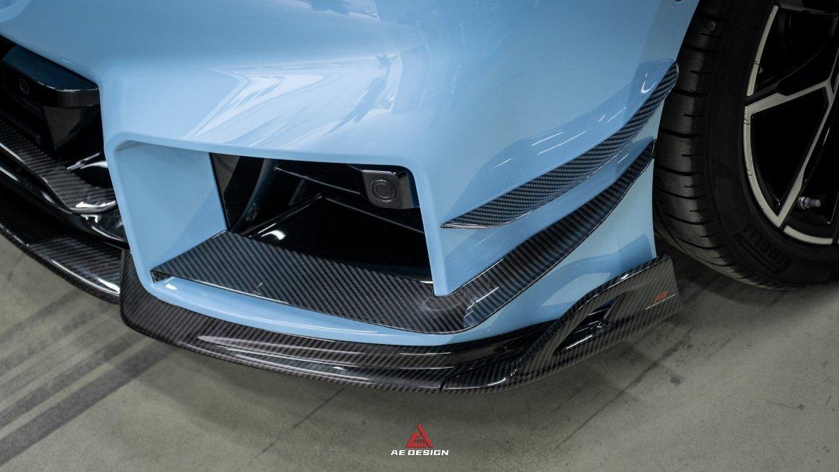 ArmorExtend AE Front Bumper Canards for BMW M2 & M2C G87 Pre-preg Carbon Fiber