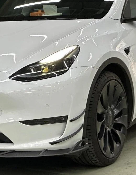 ArmorExtend AE Desig Front Canards for Tesla Model Y 2020-2025 Carbon Fiber 2020-2025