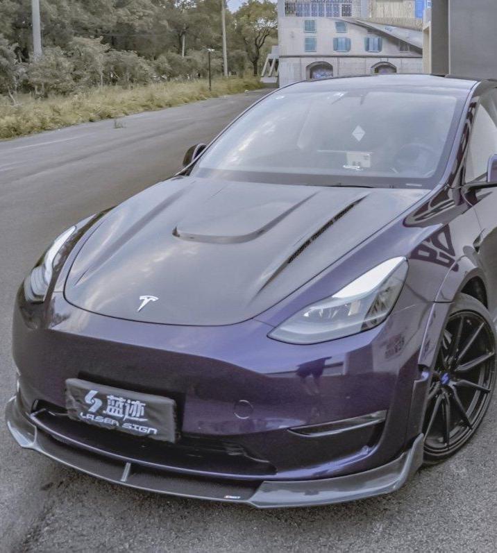 CMST Tuning V1 Hood for Tesla Model Y Performance AWD Long Range RWD Carbon Fiber / FRP
