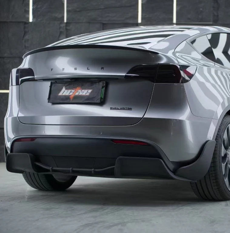 BCTXE Tuning Rear Diffuser Under Board & Canards for Tesla Model Y Performance Standard 2020-2025 Dry Pre-preg Carbon Fiber